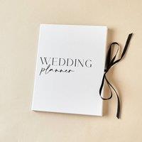 Amore by Juliana Wedding Gift Textured Wedding Planner in White