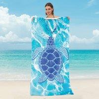 Quipulse Style 3 2-in-1 Beach Towel & Shoulder Bag in Blue