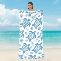 Quipulse Style 6 2-in-1 Beach Towel & Shoulder Bag in White