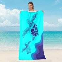Quipulse Style 7 2-in-1 Beach Towel & Shoulder Bag in Blue