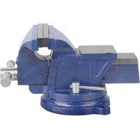 SPETLEK 5 Heavy Duty Bench Vice 125mm Rotating Workbench Vice in Blue