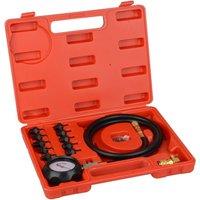 SPETLEK Engine Oil Pressure Test Kit for Cars, Vans & LCV Diagnostics in Red
