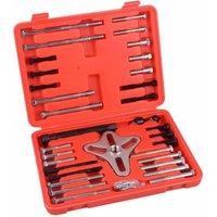 SPETLEK 46pc Harmonic Balancer Puller Tool Gear Pulley Steering Wheel Removal
