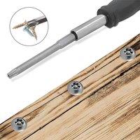 SPETLEK 11Pcs Long Reach Torx Star Hex Security Bit Set in Dark Grey