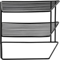 SPETLEK 3 TIER KITCHEN CORNER PLATE RACK black | Size: Large