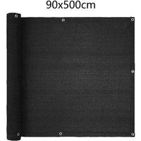 SPETLEK Garden Privacy Screen Fence Cover black | Size: 0.6m2