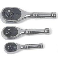 SPETLEK Stubby Ratchet Handle Set in Silver | Size: 10000mm x 520mm