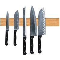 EONLION 30-Kitchen Wooden Block Rack Holder in Brown | Size: 100 cm
