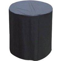 FLAVORA Waterproof Round BBQ Cover Heavy Duty in Black | Size: 0.6m2