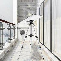 FLAVORA Adjustable Height Laser Level Tripod Stand in Silver