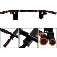 SPETLEK Wall Mounted Pull Up Bar Heavy Duty Home Gym Fitness Exercise Station in Black | Size: 0-3 m
