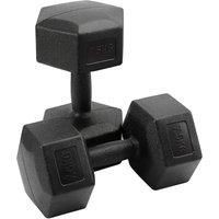 SPETLEK Dumbbells Set 7.5kg pair in Black | Size: 0-12 m