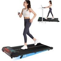CITYSPORTS Walking Pad with 14% Incline Under Desk Treadmill for Home with LED in Black | Size: 0-3 m