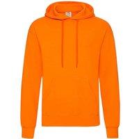 Fruit of the Loom Men's Classic Hooded Sweatshirt in Orange | Size: 2XL