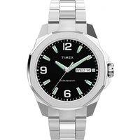 Timex Men's TW2W92700 Essex 46mm Quartz Watch in Silver