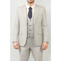 Infinity Leather Men's 3 Piece Prince Of Wales Suit Workwear in Grey | Size: 46R