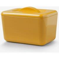 Zeal Melamine Insulated Butter Dish with Lid in Mustard