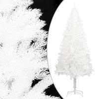 Berkfield Home Artificial Christmas Tree Lifelike Needles White 210 cm