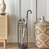Wyld and Coco Iron Birdcage Umbrella Stand - Black