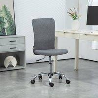 okwish Office Chair Height Adjustable with Swivel Wheels Grey