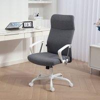 okwish Office Chair with Adjustable Tilt grey fabric