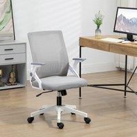 okwish Office Chair Adjustable Height with Lumbar Support Grey