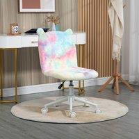 okwish Office Chair Adjustable Height with Swivel Wheels Rainbow