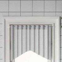 Berkfield Home Curtain Rails 2 pcs White & Silver 60-105 cm Aluminium