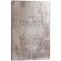 Hill Interiors Foxed Mirror Wall Art in Metallic Silver