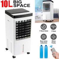 EONLION 10L Portable Air Cooler Fan with Remote in White