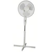 Kelvenix Oscillating Pedestal Fan 3 Speed Adjustable white