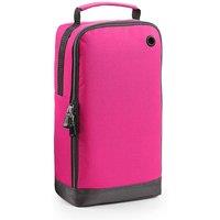 Bagbase Men's Sport Shoe Accessory Bag (8 Litres) Pack of 2 in Fuchsia