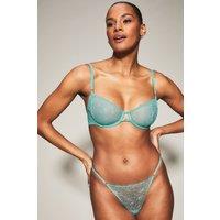Knickerbox Women's Darcie String in Aqua | Size: 14