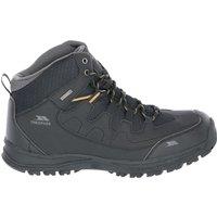 Trespass Men's Finley Waterproof Walking Boots in Jet Black | Size: 10