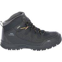 Trespass Men's Finley Waterproof Walking Boots in Jet Black | Size: 7