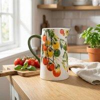 Madison & Mayfair Large Jug Tomatoes in White