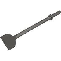 Loops 125 x 475mm Extra Wide Breaker Chisel - 7/8 Hex Shank - Impact Demolition in Metallics