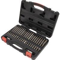 Loops 42pc TRX-Star / Hex / Spline Socket Bit Set - 3/8 & 1/2 Square Drive Mechanics