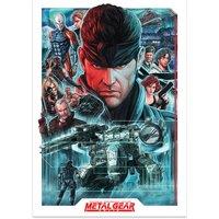 Metal Gear Solid Limited Edition Montage A3 Art Print