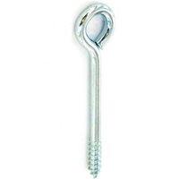 Securit Vine Zinc Plated Screw Eyes (Pack of 4) in Silver
