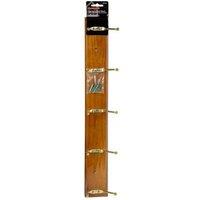 SupaHome Antique Look Pine Coat Rack in Dark Brown