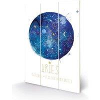 Summer Thornton Aries Wood Plaque in White
