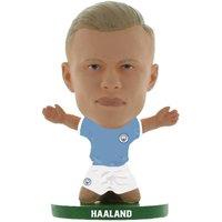 Manchester City FC Erling Haaland SoccerStarz Football Figurine in Mid Blue