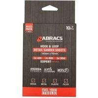 Abracs Sander Sheet (Pack of 10) in Brown