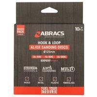 Abracs Hook & Loop Sanding Disc (Pack of 10) in Brown