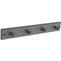 Securit Wood Hook Rail in Grey