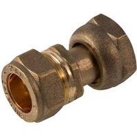 Securplumb Straight Tap Connector (Pack of 5) in Copper