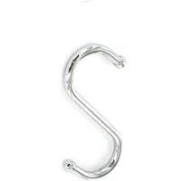 Securpak Ball End Chrome Plated S Hook in Silver