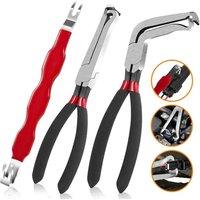 SPETLEK 3 Pack Electrical Disconnect Pliers in Black | Size: 10000mm x 520mm