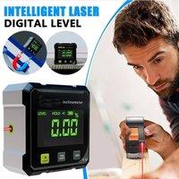 Kelvenix Magnetic Digital Angle Gauge Finder Rechargeable in Black | Size: 10000mm x 520mm